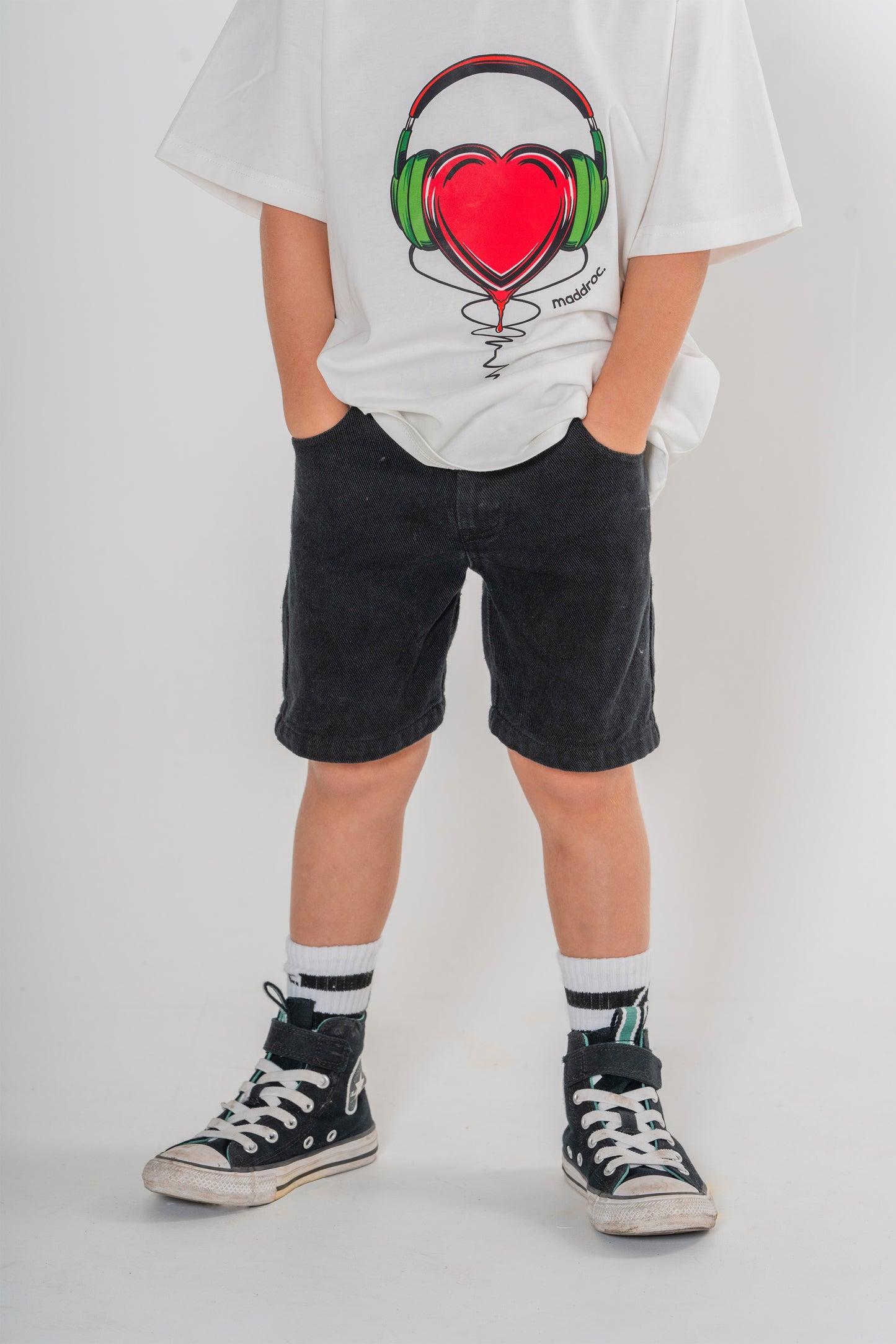 Relaxed fit Black Shorts