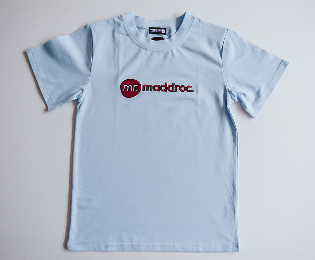 Tee Blue with Red Embroidery logo