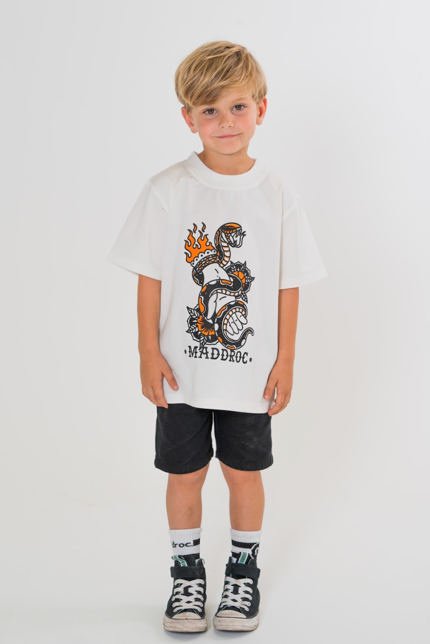 Serpent Tee - White