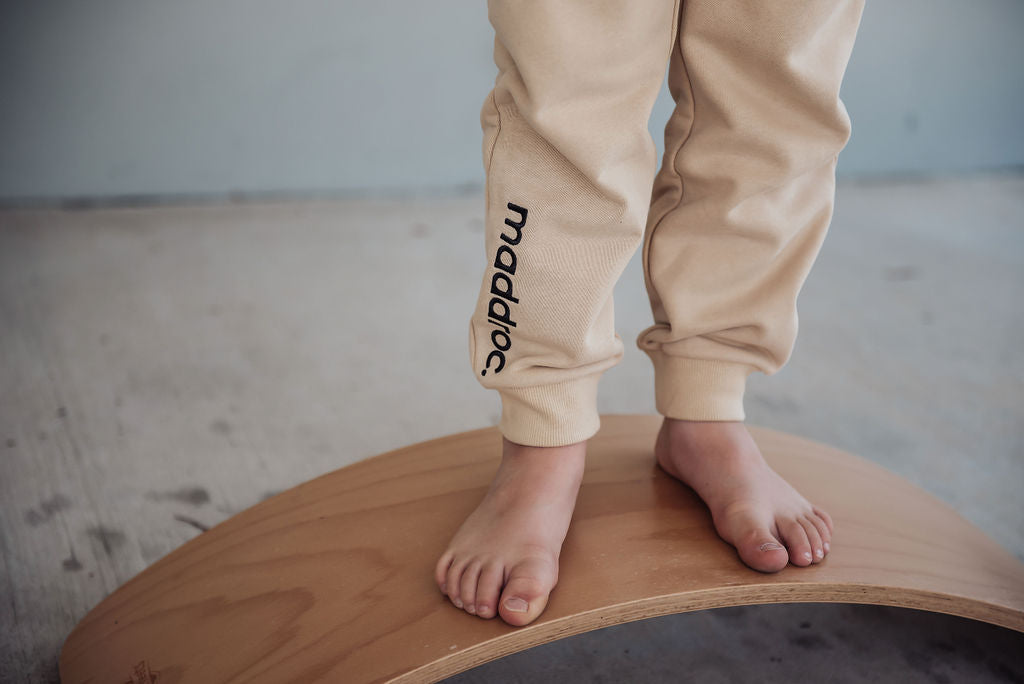 Classic Trackie Pants - Beige