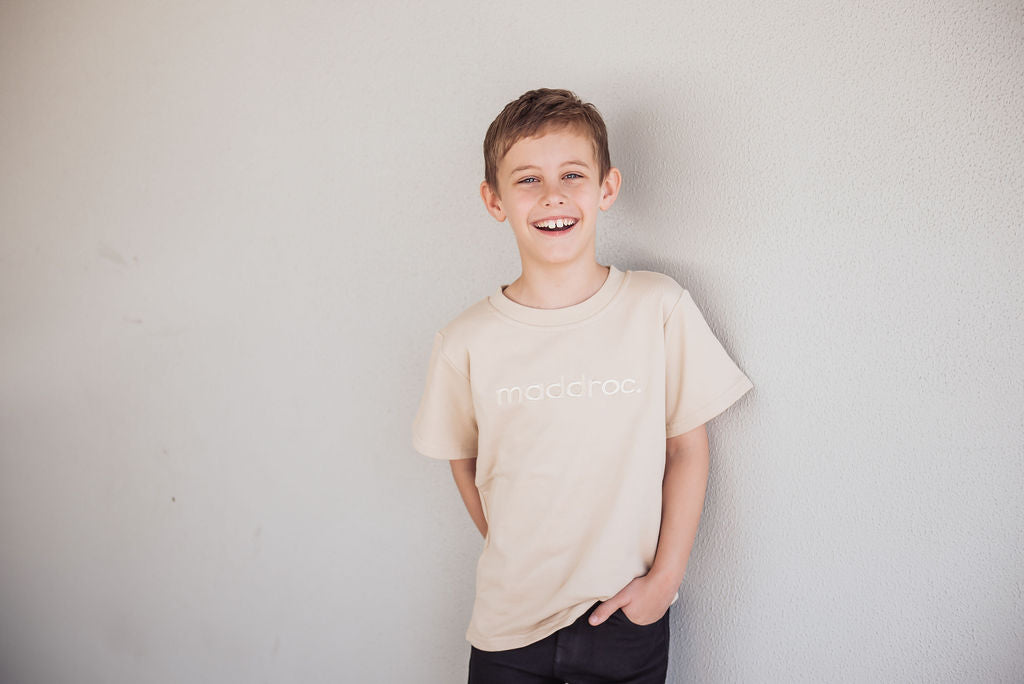 Max Relaxed Tee - Beige