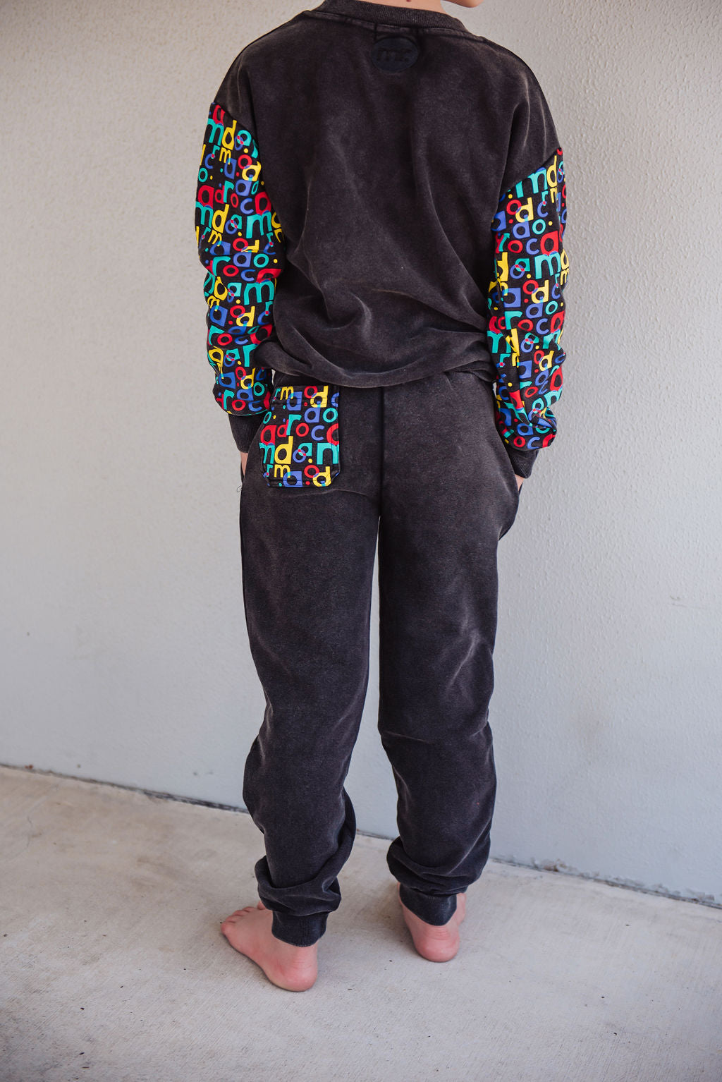 Classic Trackie Pants - Acid Black