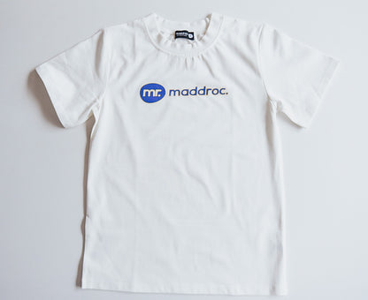 Tee White with Blue & Yellow logo