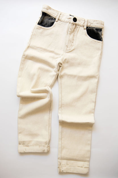 Relaxed Pants - Beige